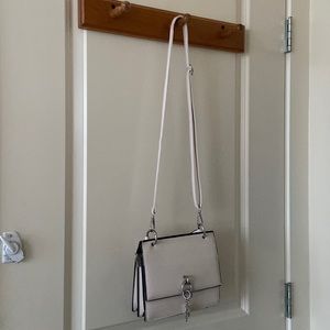 White Leather Crossbody Bag